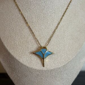 Handmade Stingray Necklace | Waterproof & Tarnish Resistant